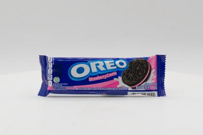 Печенье Oreo c клубничным кремом 27,6 гр