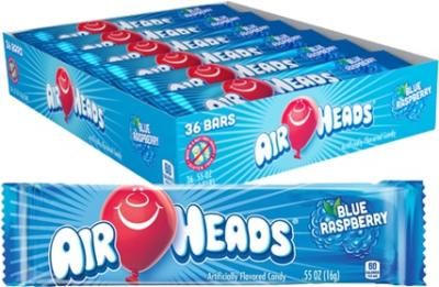 Жевательная конфета Airheads со вкусом Голубики 15,6 гр