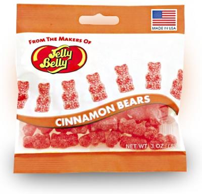 Жевательные конфеты Jelly Belly Cinamon Bears Мишки с корицей 85 грамм