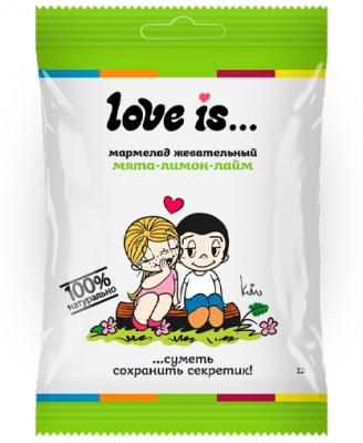 Мармелад жевательный Love is Мята-Лимон-Лайм 20 гр