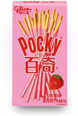 Хлебные палочки Pocky со вкусом клубники 55 грамм